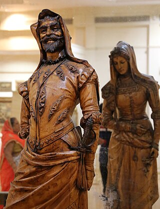 <i>Mephistopheles and Margaretta</i> 19th-century double sculpture