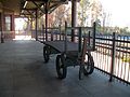 As well as the more traditional cast iron baggage cart from the 19th Century,