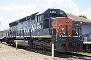 Dallas, Garland and Northeastern EMD SD45R No. 9486