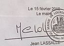Firma di Jean Lassalle
