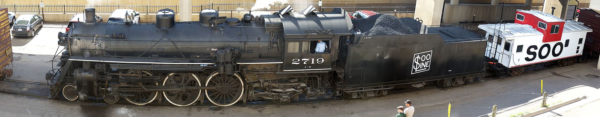 Soo Line 4-6-2 steam locomotive #2719, Duluth MN USA