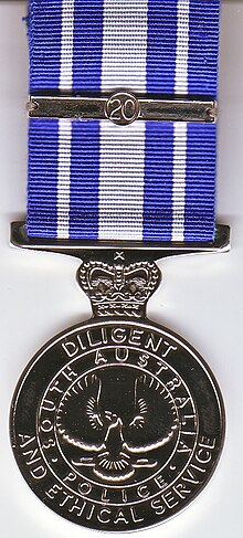 Australia Selatan Police Service Medal