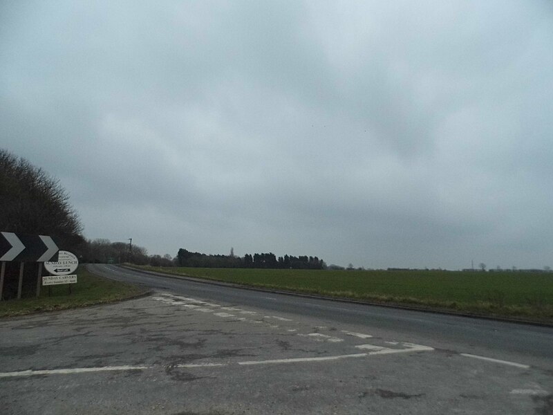 File:Spital Lane at the junction with the A631 - geograph.org.uk - 5651261.jpg