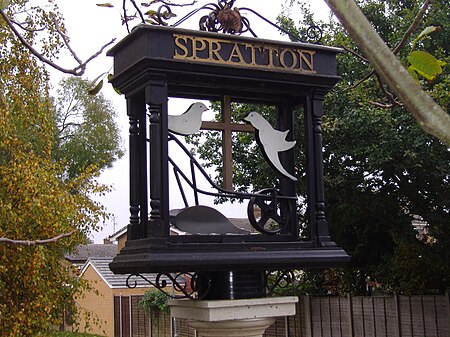 Spratton Village sign (3)