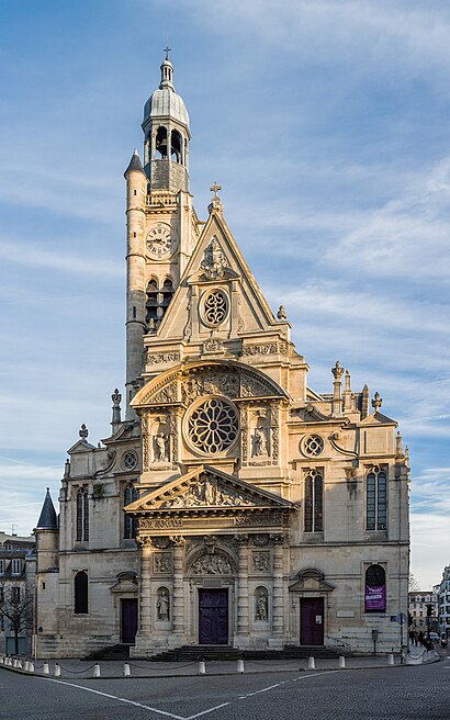Comment aller à Église Saint-Étienne-du-Mont en transport en commun - A propos de cet endroit