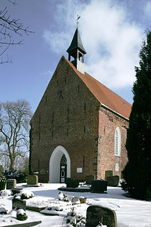 St.-Lamberti-Kirche Eckwarden im Winter
