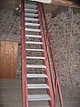 Stahltreppe im Kirchturm