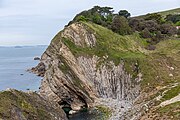 Stair Hole near Lulworth Cove.