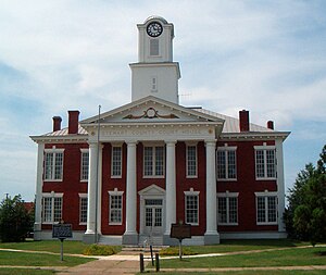 Stewart County courthouse in Lumpkin