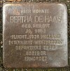 Stolperstein Rappstrasse 24 (Bertha de Haas), Hamburg-Rotherbaum.JPG