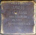 Akadálykő Amalie Hermann számára (Hohe Pforte 22)