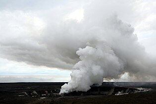 Sulfur dioxide plume