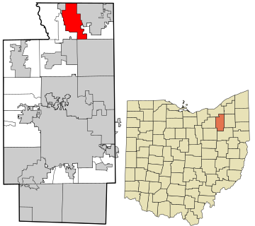 Fichier:Summit_County_Ohio_incorporated_and_unincorporated_areas_Macedonia_highlighted.svg