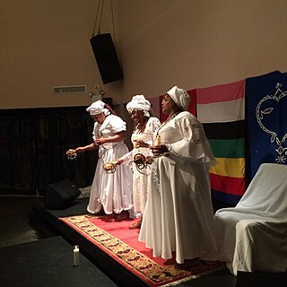 Mambo (Vodou) Female priest in Haitian Vodou