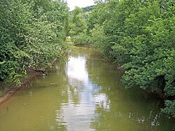 Symmes Creek aan zijn monding