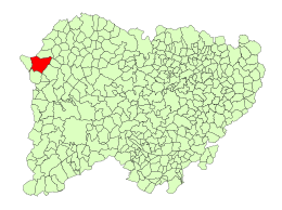 Hinojosa de Duero – Mappa