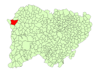 Localisation de Hinojosa de Duero