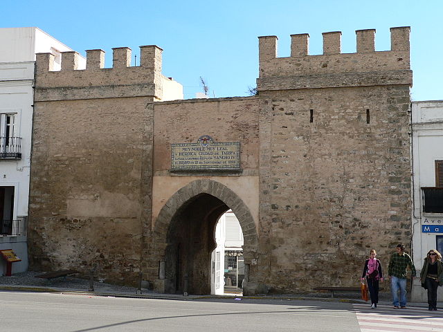 Puerta de Jerez, a Tarifa city gate from the Middle Ages