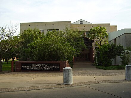 The headquarters of the former Texas Department of Assistive and Rehabilitative Services TexasAssistiveRehabilitative.JPG