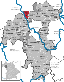 Thüngersheim - Localizazion