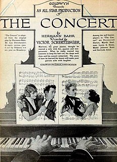 <i>The Concert</i> (1921 film) 1921 film