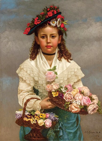 File:The Flower Girl by John George Brown, 1878.jpg
