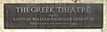 The Sign for the Greek Theatre