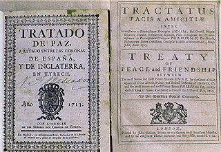 <span class="mw-page-title-main">Peace of Utrecht</span> 1713–15 peace treaties ending the War of the Spanish Succession