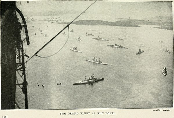 The Grand Fleet in the Firth of Forth