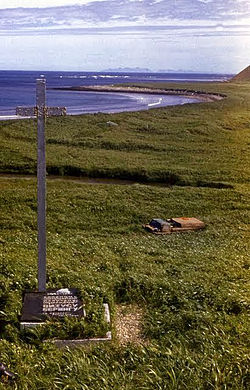 Vitus Bering sírja a Parancsnok-szigetetken