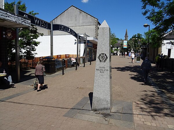 West Highland Way obelisk, Milngavie