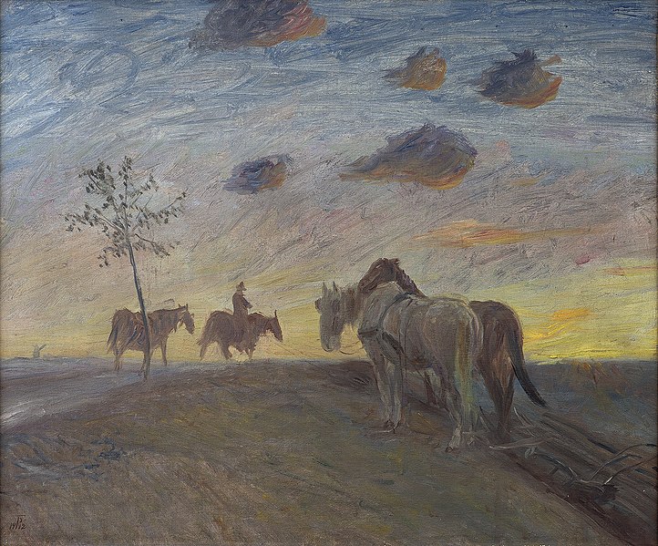 File:Theodor Philipsen - Evening Landscape - KMS6337 - Statens Museum for Kunst.jpg