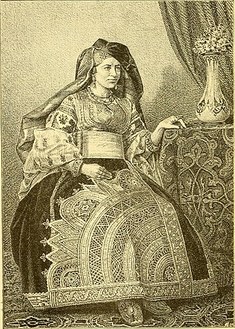 Moroccan Jewish woman, c. 1880.