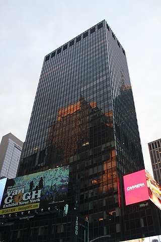 <span class="mw-page-title-main">1500 Broadway</span> Office skyscraper in Manhattan, New York