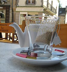 Tea served on the terrace, Brittany. Tisane (2416030771) (cropped).jpg