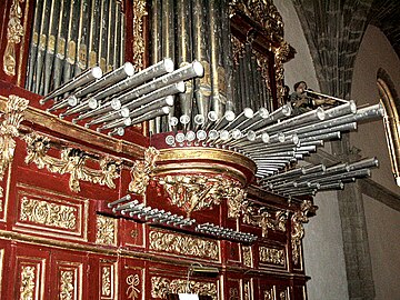 Église Saint-Martin de Trujillo, grand orgue.