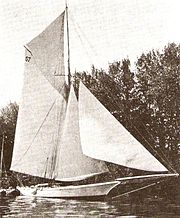 The Turquoise, the yacht with which Michelet took part in three races