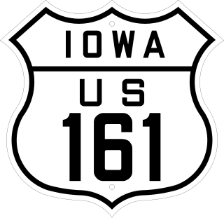 U.S. Route 161 Highway in Iowa