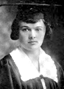 Ursula Parrott, from the 1920 yearbook of Radcliffe College