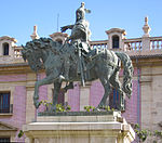 Konkvistadoren Juan I av Aragon (1208-76) av Agapit Vallmitjana i Valencia