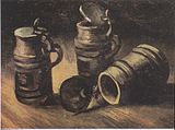 Beer Tankards, 1885, Van Gogh Museum, Amsterdam (F49)
