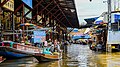 Vendedora en el Mercado Flotante de Damnoen Saduak