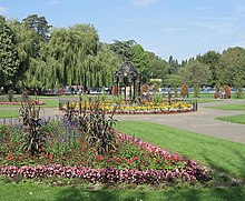 Victoria Park, Canton, in summer