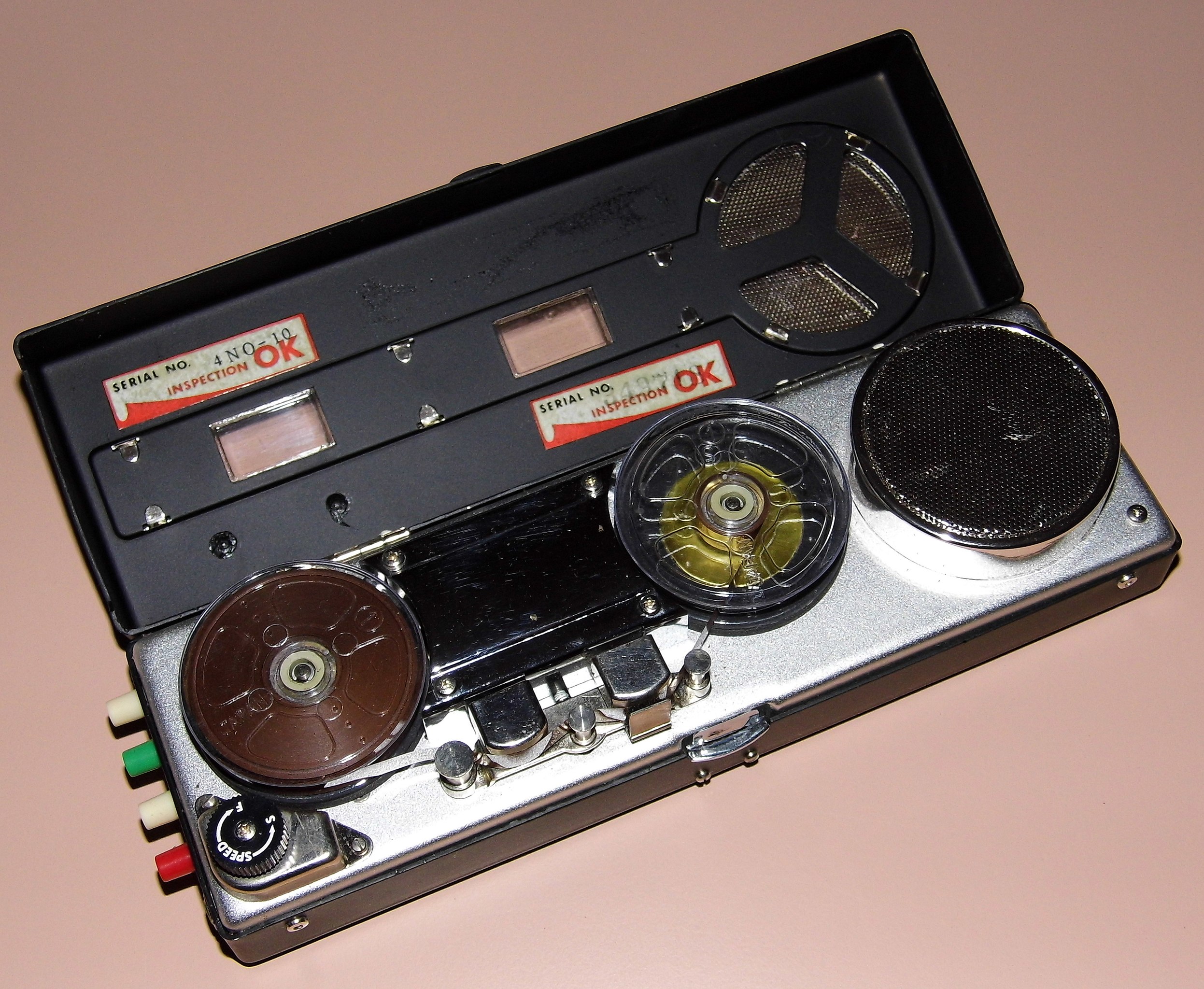 File:Vintage Star-Lite Pocket Mate Reel-To-Reel Miniature Tape