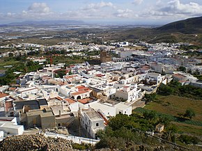 Panorama de Níjar. Localização de Níjar