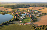 Čeština: Letecký pohled na Vlkavu English: Aerial view Vlkava, Czech Republic