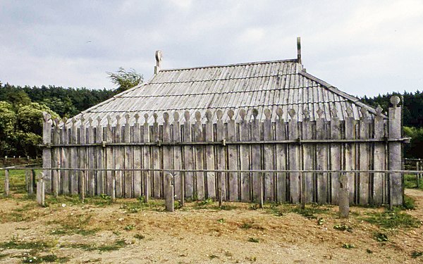 Reconstruction of the Slavic temple in Groß Raden