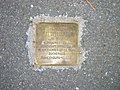 Deutsch: Stolperstein für Walter Bunge vor dem Gebäude Pusbackstraße 38 in Hamburg-Rahlstedt.