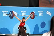 Deutsch: Gewichtheben bei den Olympischen Jugendspielen 2018; Tag 2, 10. Oktober 2018; Jungen 62 kg English: Weightlifting at the 2018 Summer Youth Olympics at 8 October 2018 – Boys' 62 kg