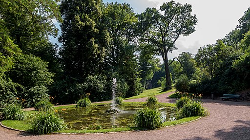 Weimar Schlosspark Belvedere Grosse Fontäne 2